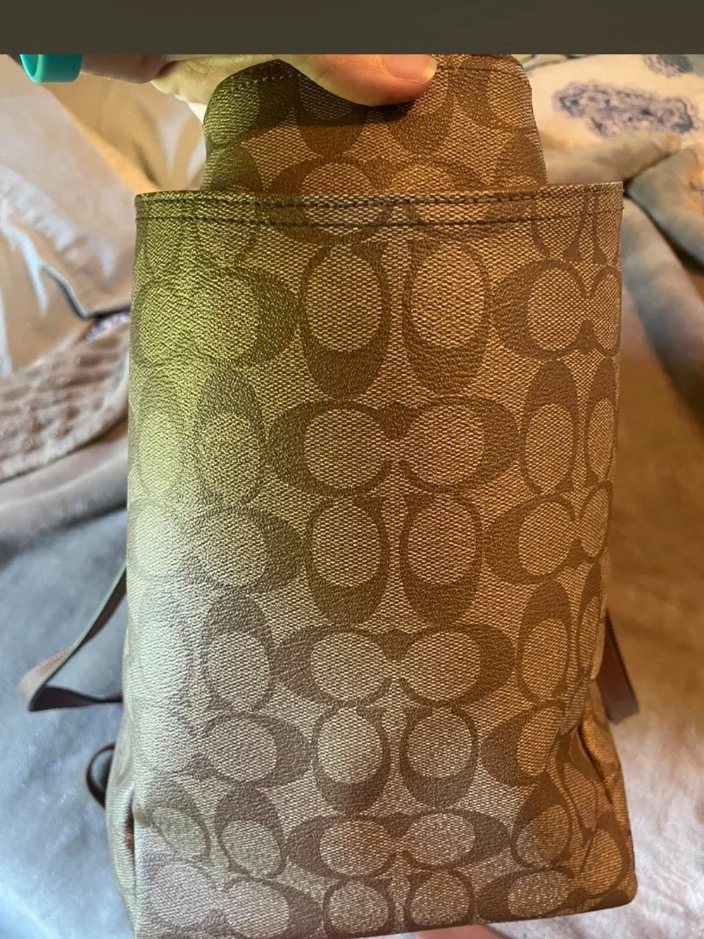Coach Signature diaper bag